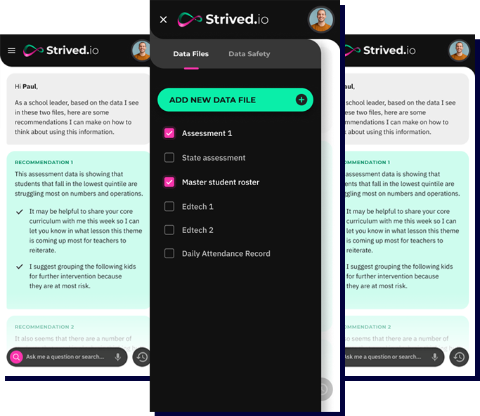 Strived.<span>io</span><br>beta model <span>open<br>to select</span> users only